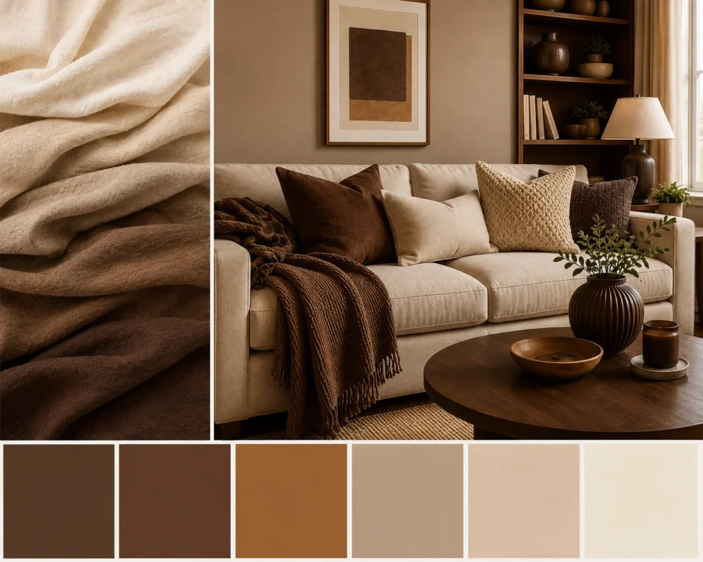 Mocha Mousse Color Palette