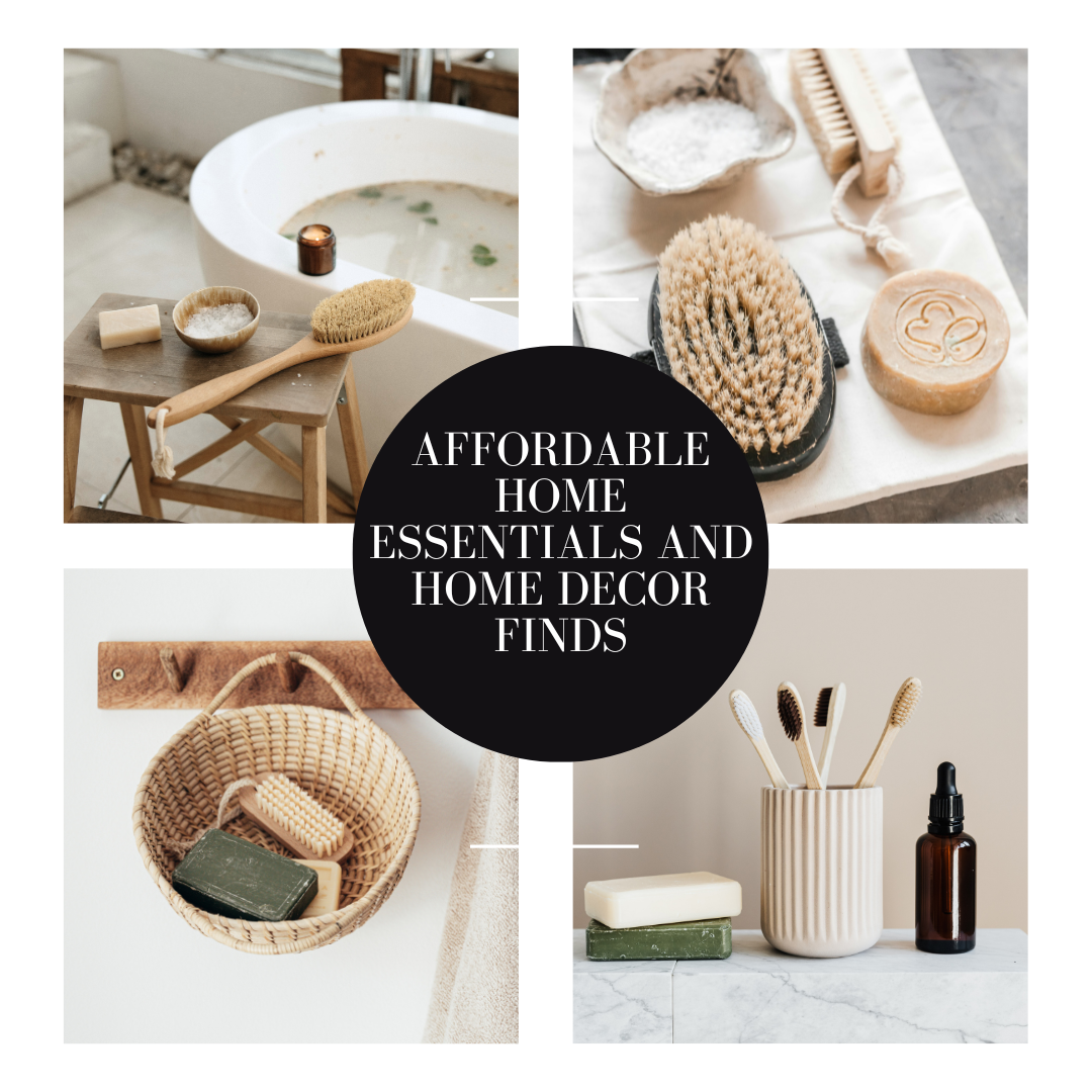 Affordable Home Essentials and Home Decor Finds