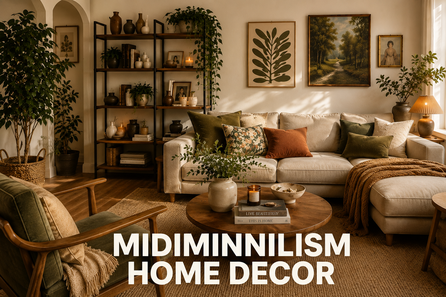 Midiminimalism Home Decor: The Warm, Lived-In Trend Replacing Minimalism in 2026 midiminimalism home decor trend