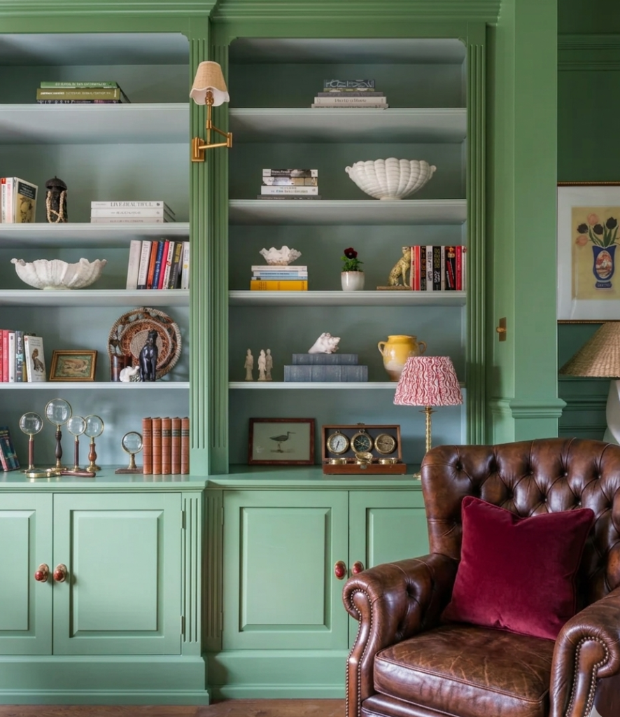 Living Room Refresh Ideas for Summer 2026 playful painted cabinetry