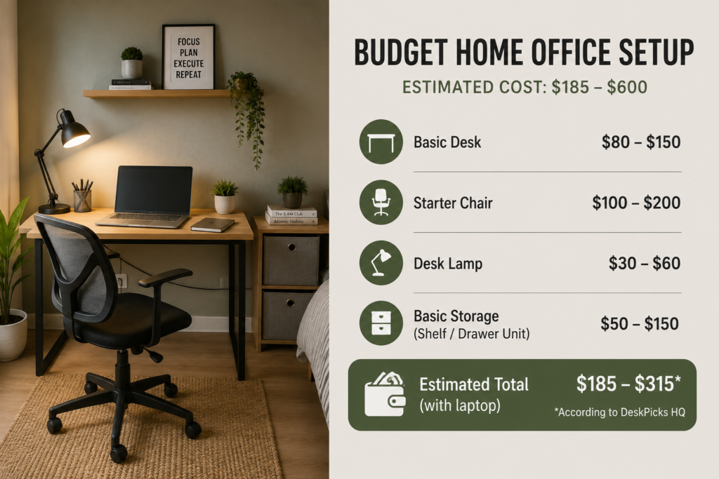 Budget Home Office Design Cost