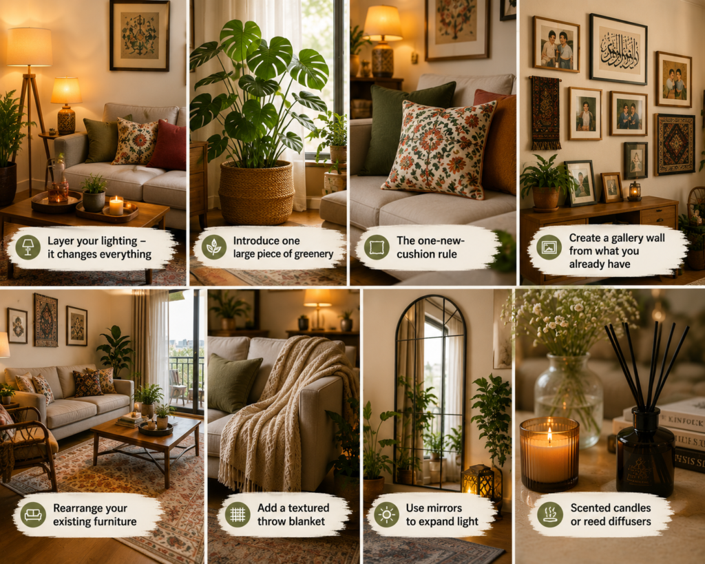 25 Easy Ways to Create a Beautiful Home on a Budget Living room styling