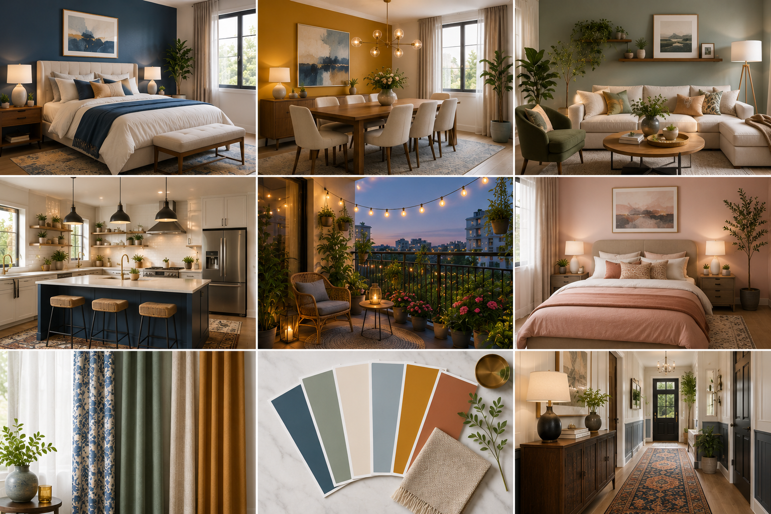 Modern Home Decor collage