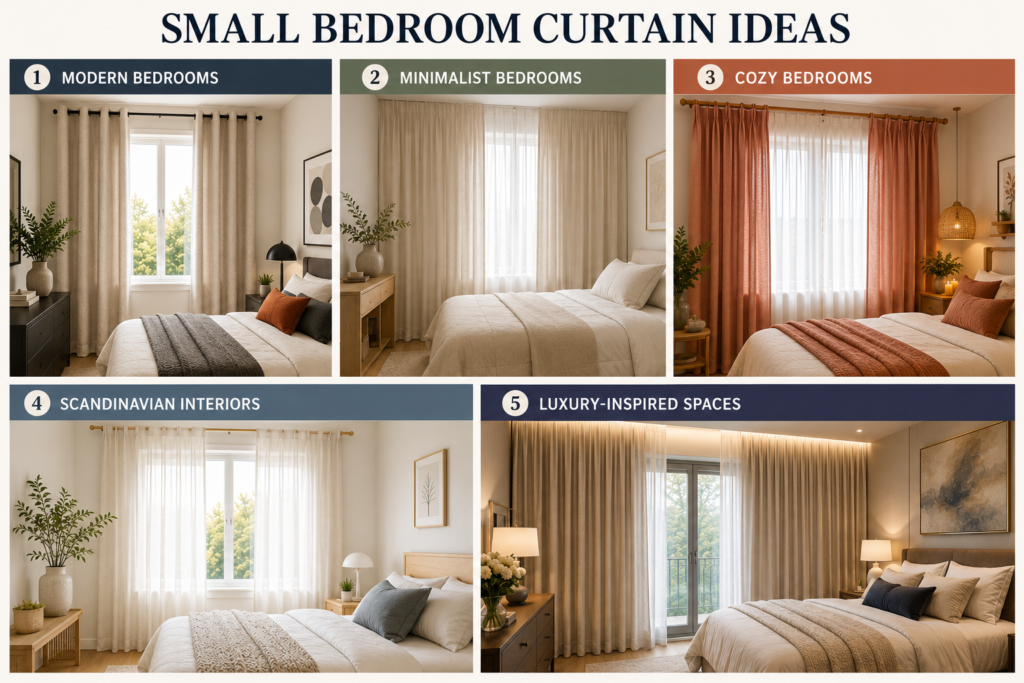 Small Bedroom Curtain Ideas
