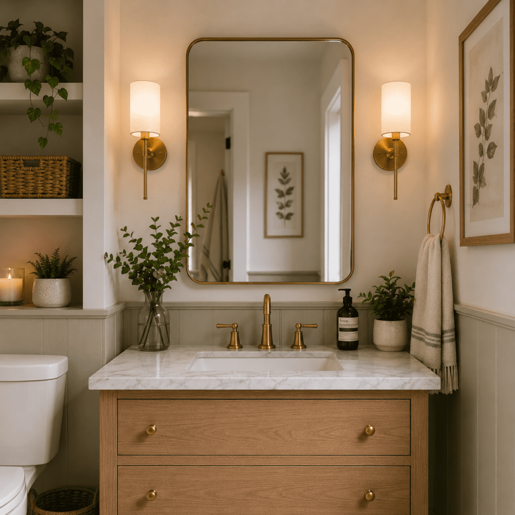 Bathroom Decor Ideas for Every Style and Budget (2026 Guide) Vanity Lighting Bathroom Decor Ideas