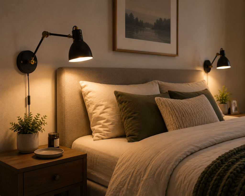 wall cones for bedroom lighting