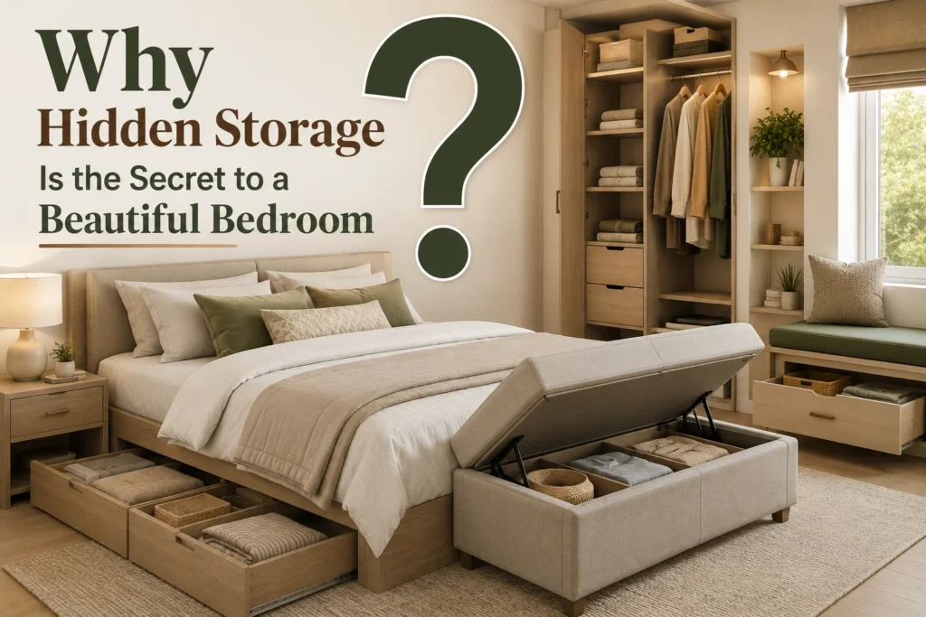 Why hidden storage makes a beautiful bedroom