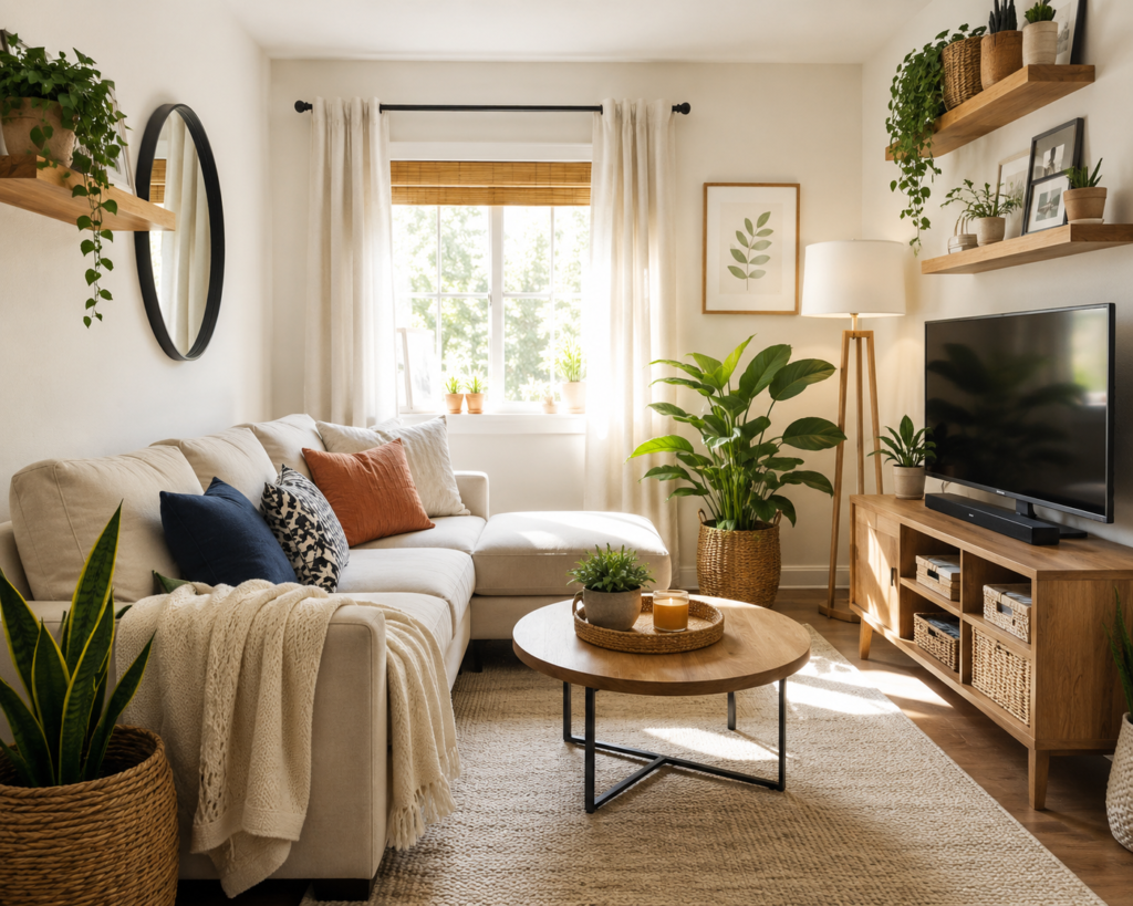 15 Small Living Room Decor Ideas for 2026: Smart Styling Solutions for Tight Spaces smart living room ideas 2026