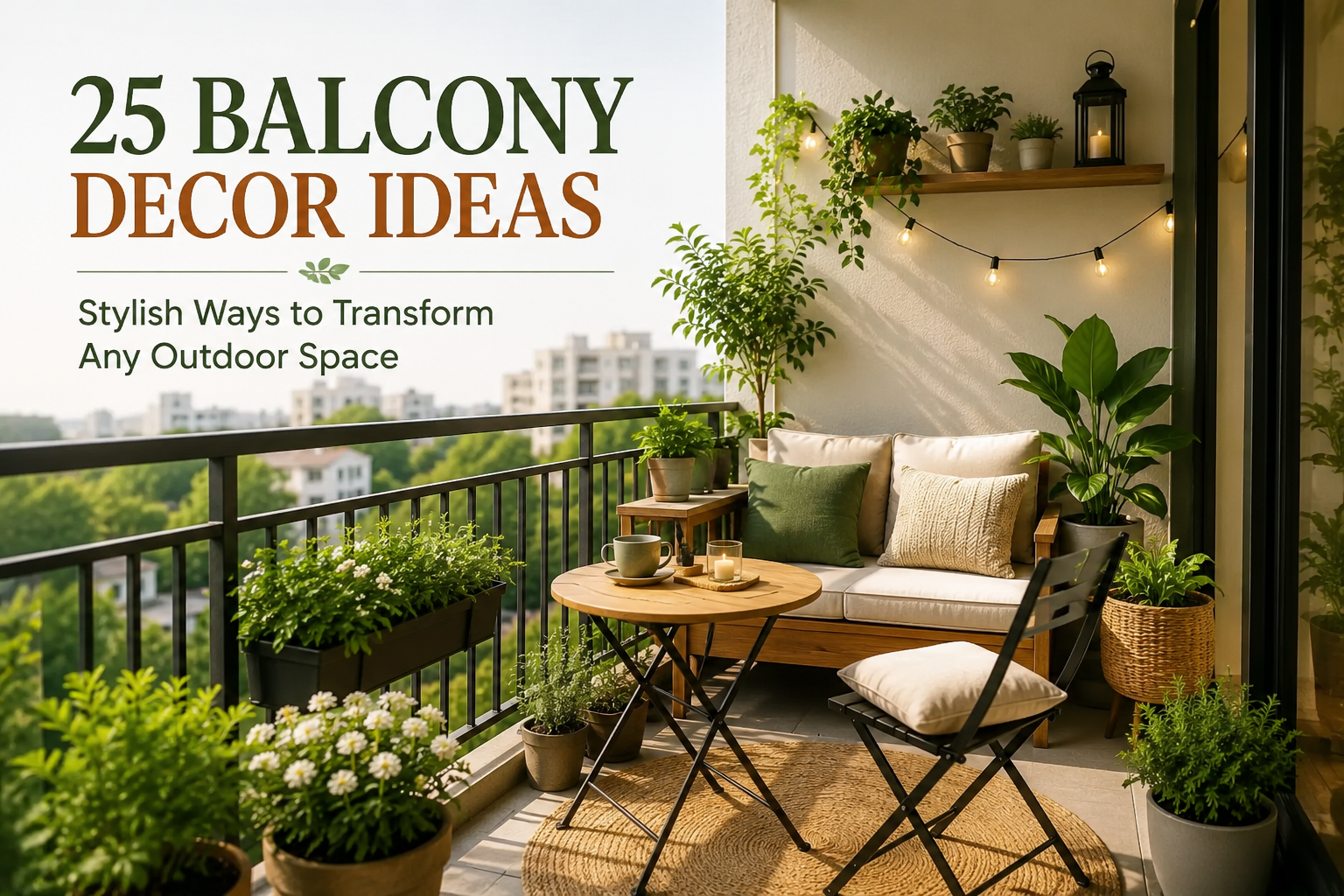 25 Balcony Decor Ideas