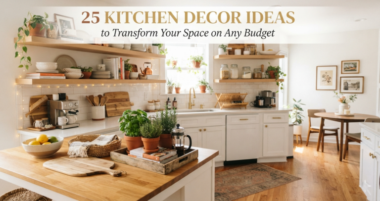 25 Kitchen Decor Ideas to Transform Your Space on Any Budget