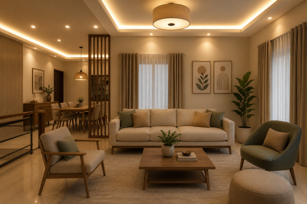 Ambient living room lighting ideas