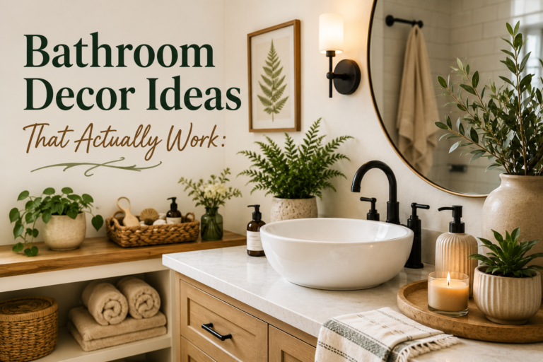 Bathroom Decor Ideas That Actually Work