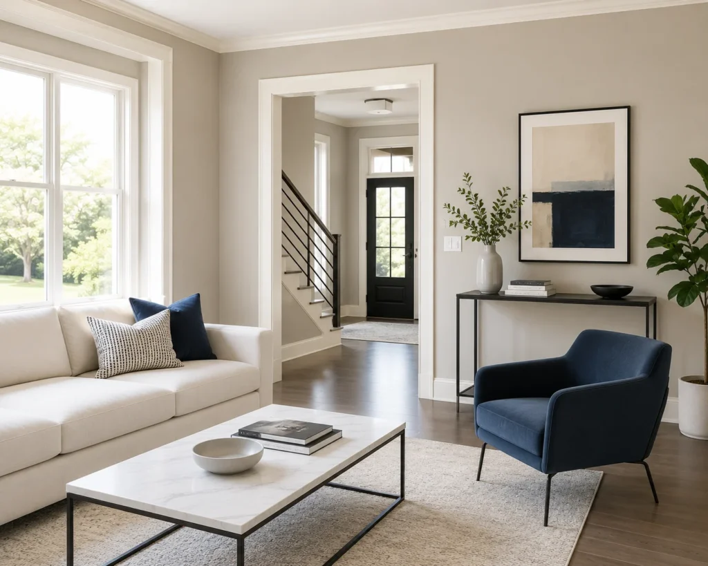 Bright White Trim Decor