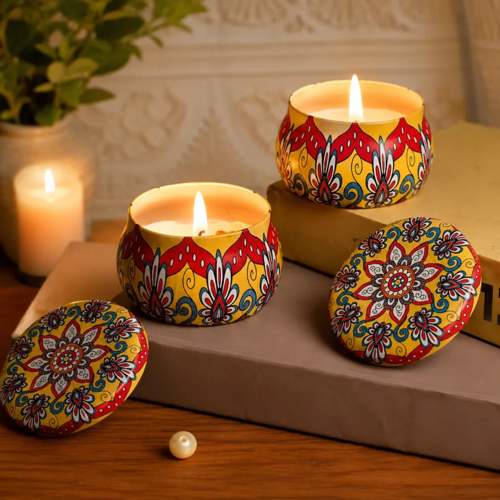 Best Home Decor Ideas for Eid to Create a Warm Festive Look Candles for Warmth and Ambiance