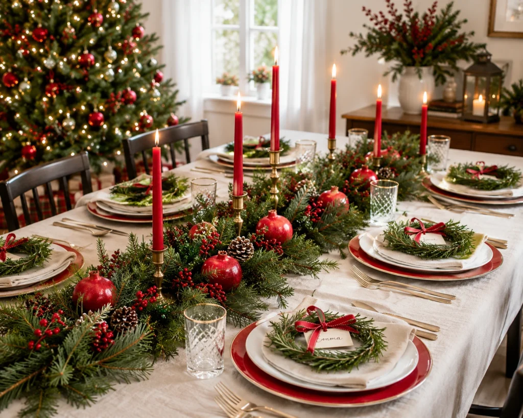 Christmas Table Decor