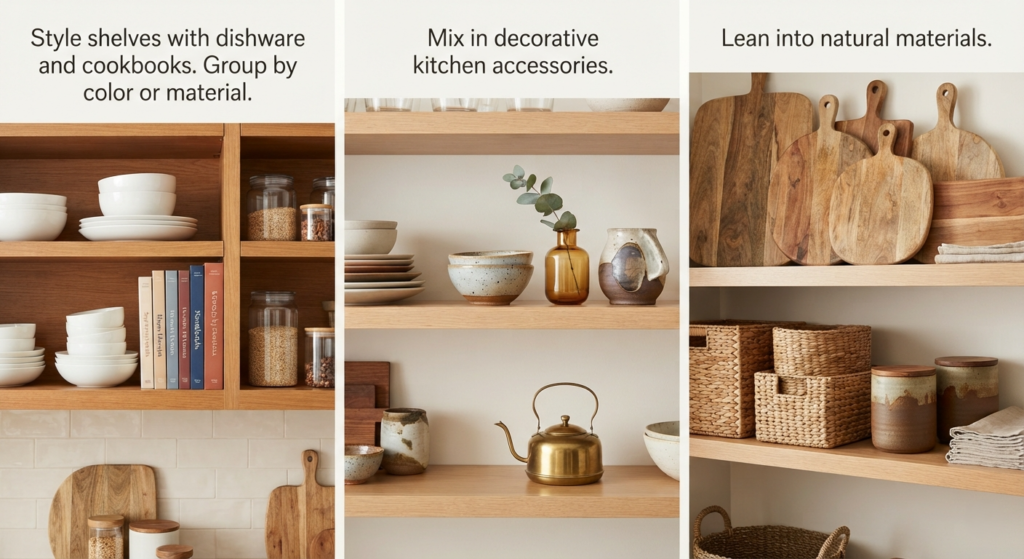 Clutter free kitchen decor ideas