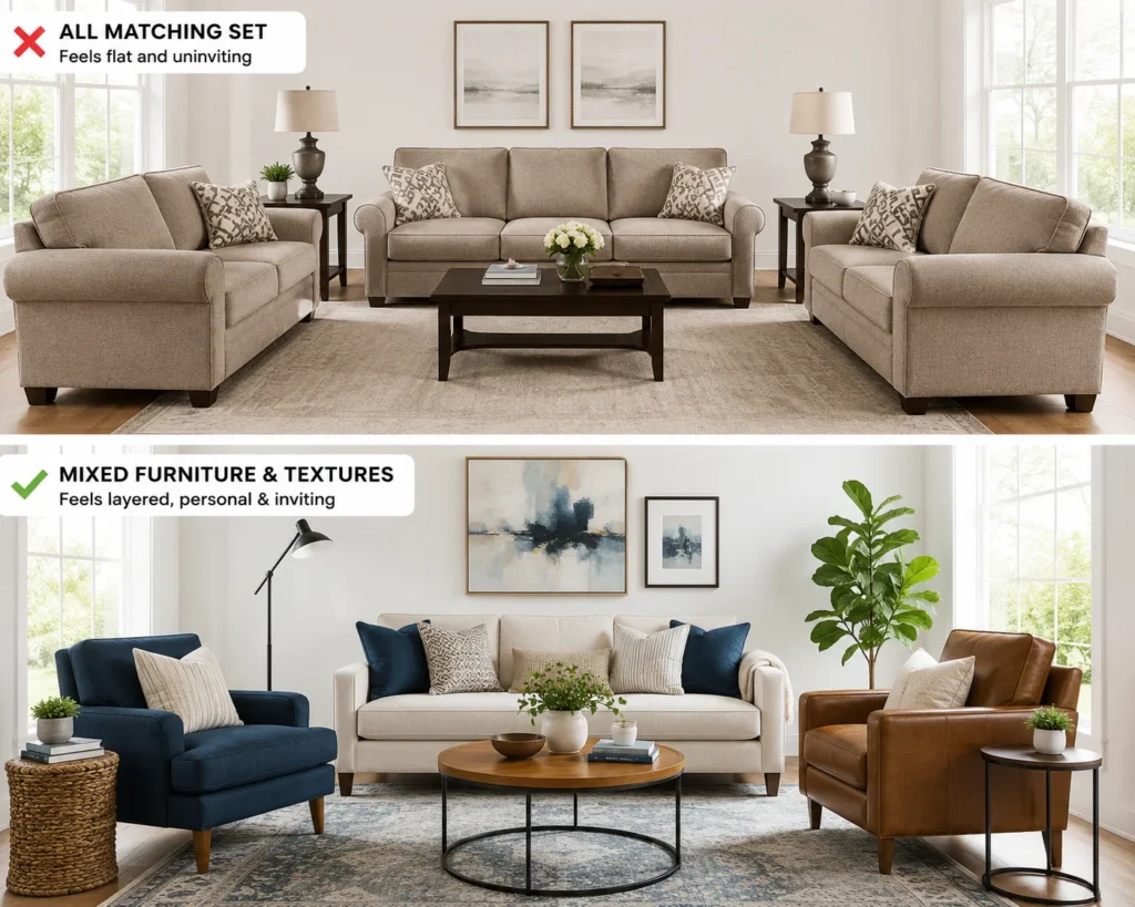 Furniture Decor Mistakes
