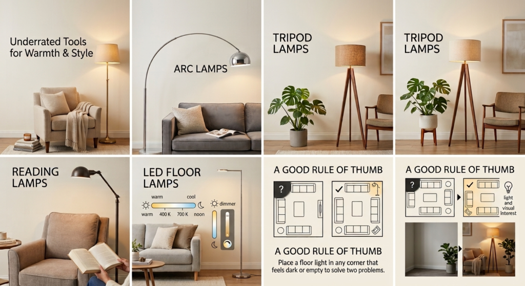 Floor lights for living room