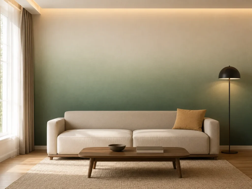Gradient Paint Ideas for the Living Room
