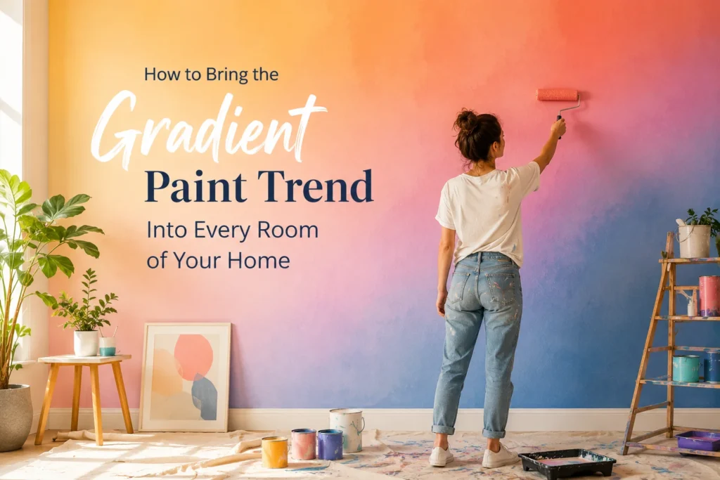 Gradient Paint Wall Trend