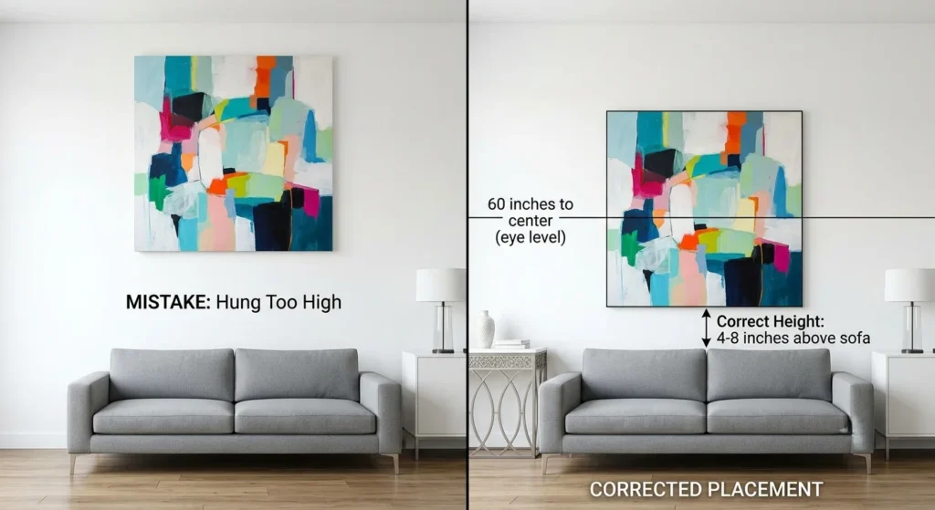 Hanging Art Decor Mistakes