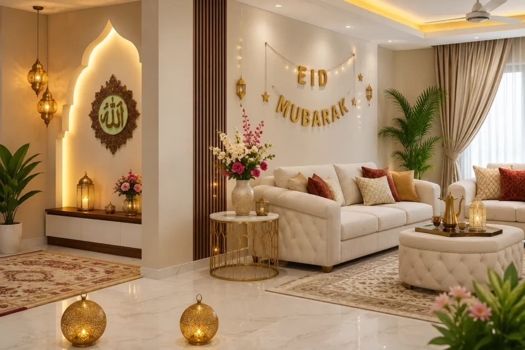 Best Home Decor Ideas for Eid to Create a Warm Festive Look Eid Ul Fitr Home Decor Ideas