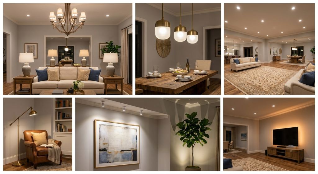  Lighting Ideas for Large Living Spaces