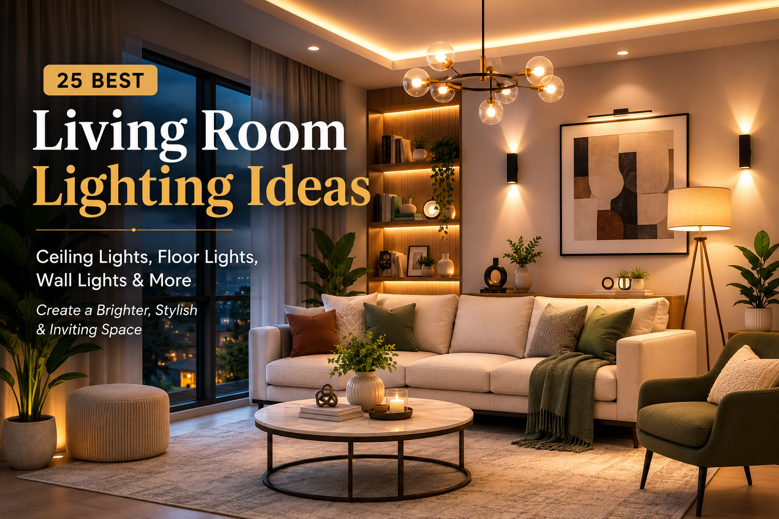 Living room lighting ideas