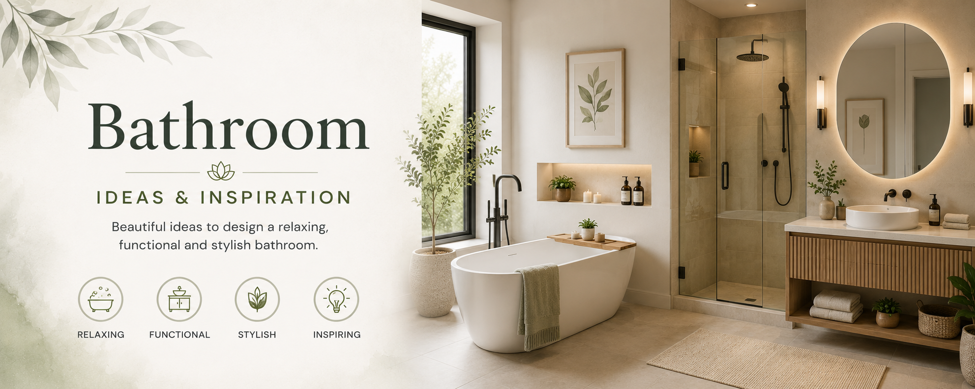 Modern bathroom design inspiration