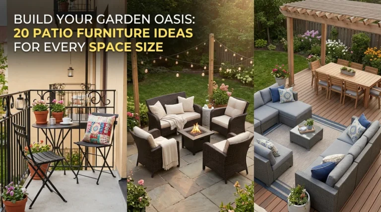 Best Patio Furniture Ideas for Outdoor Decor