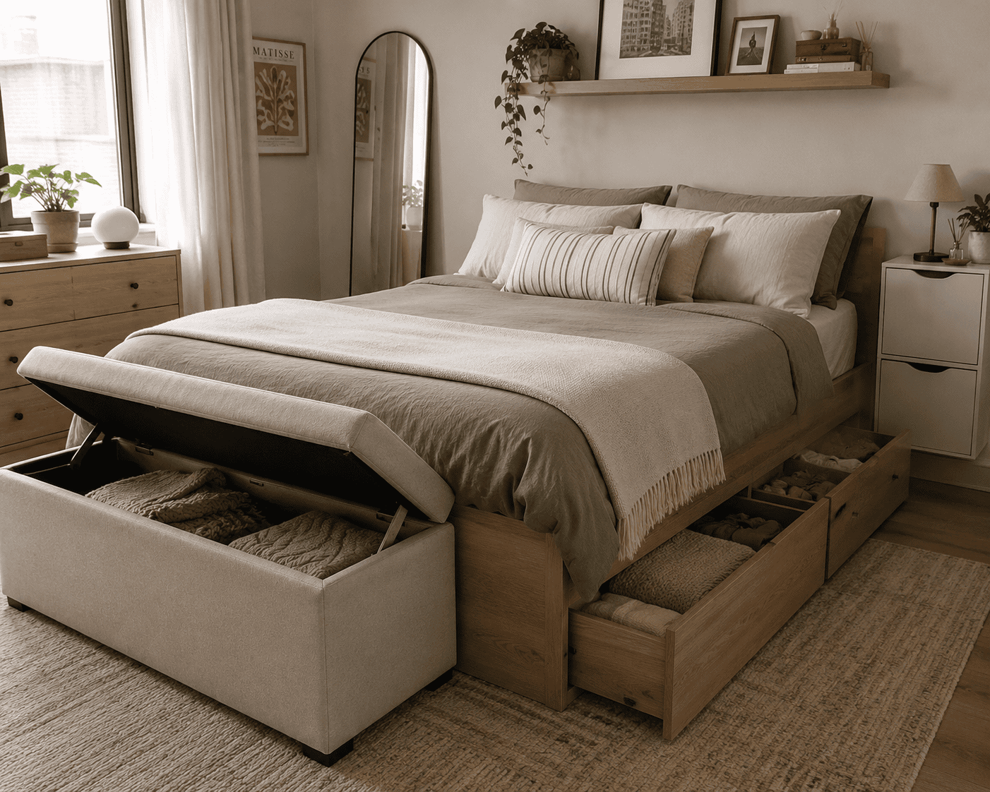 Small Bedroom Storage Ideas