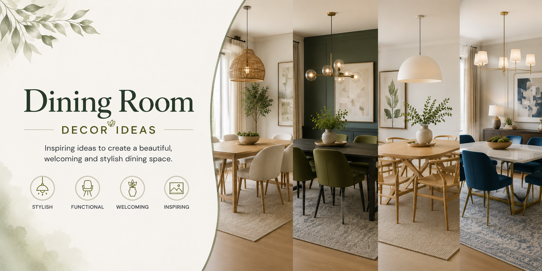 Stylish dining room decor ideas