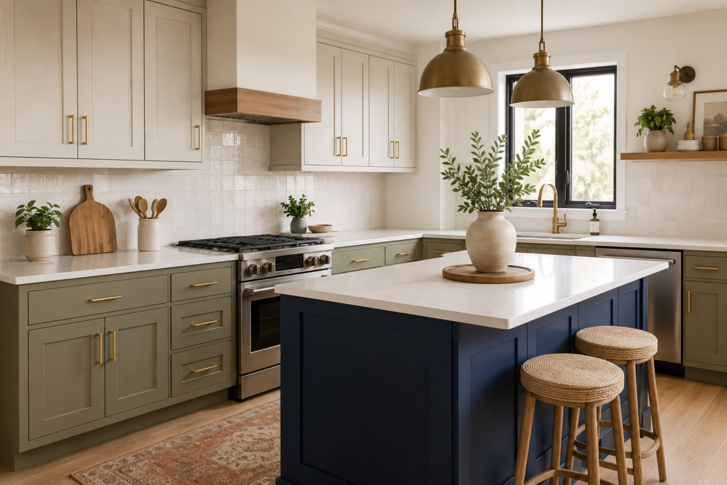 kitchen decor ideas with warm accents