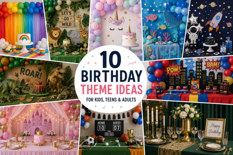 10 Birthday Themes Ideas