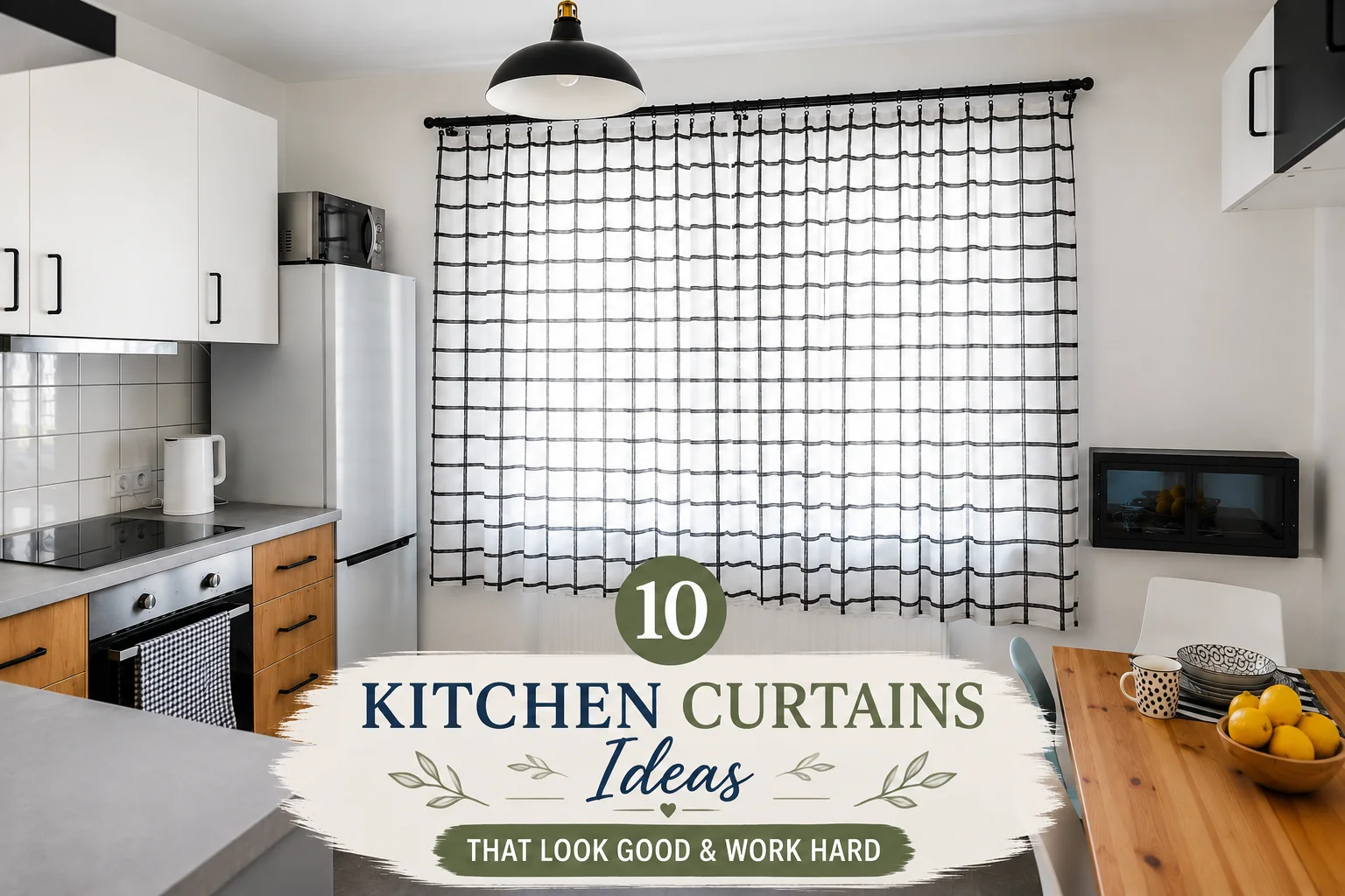 10 Kitchen Curtains Ideas That Make Your Whole Space Feel Warmer