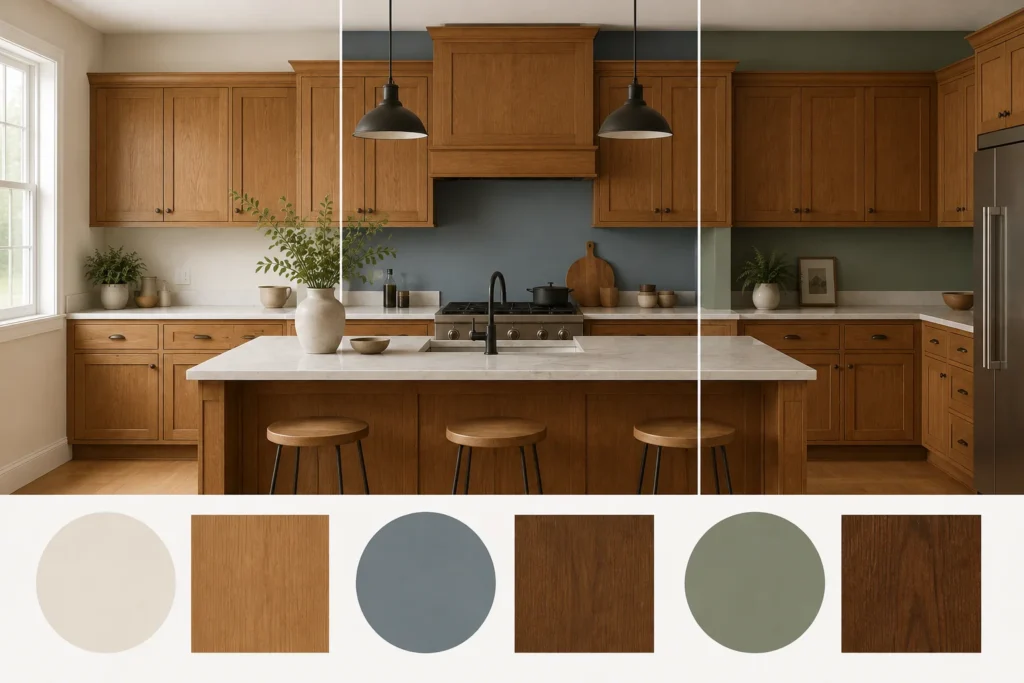 Best Kitchen Paint Colors for Wood Cabinets