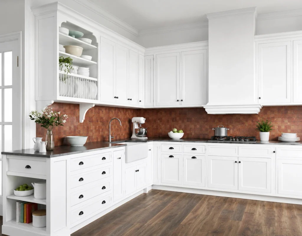 Bright Classic Farmhouse Kitchen