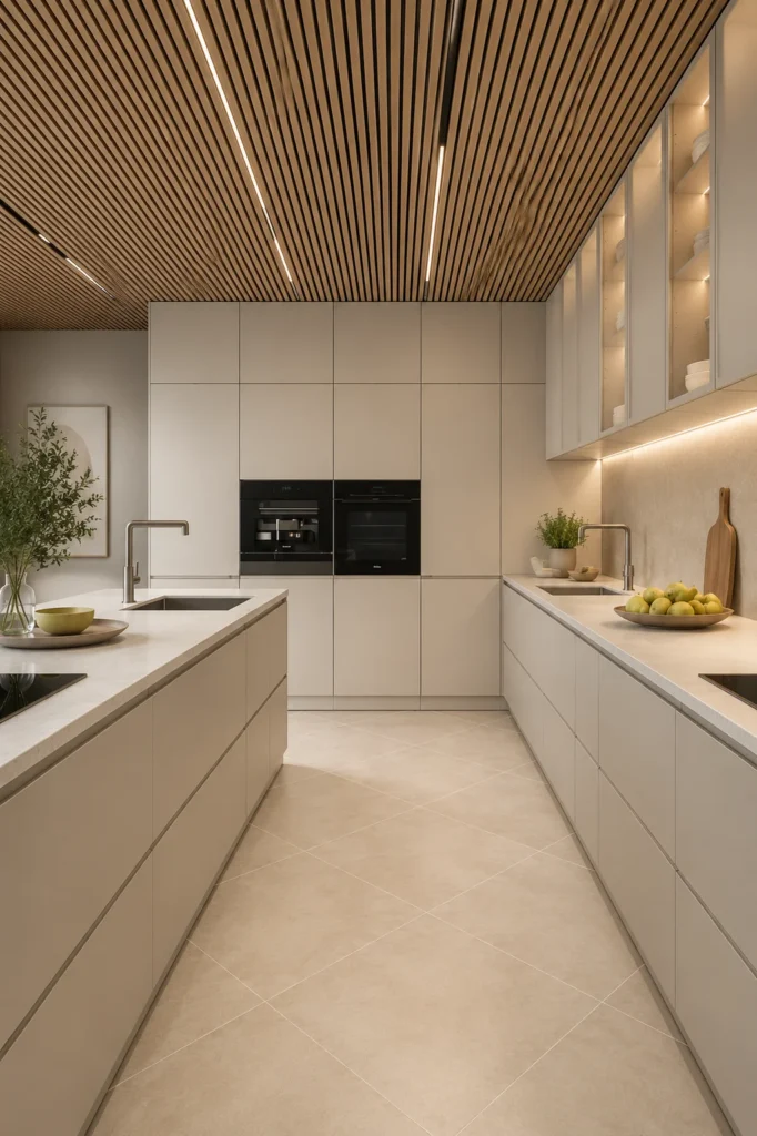 Diagonal Layouts for Kitchen Floor Ideas
