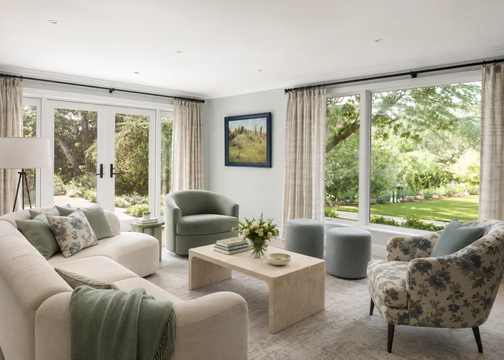 Living Room Curtain Ideas for Every Style and Space Elegant Living Room Curtains for Big and Bay Windows