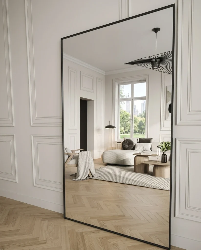 Full Panel Mirror Wall