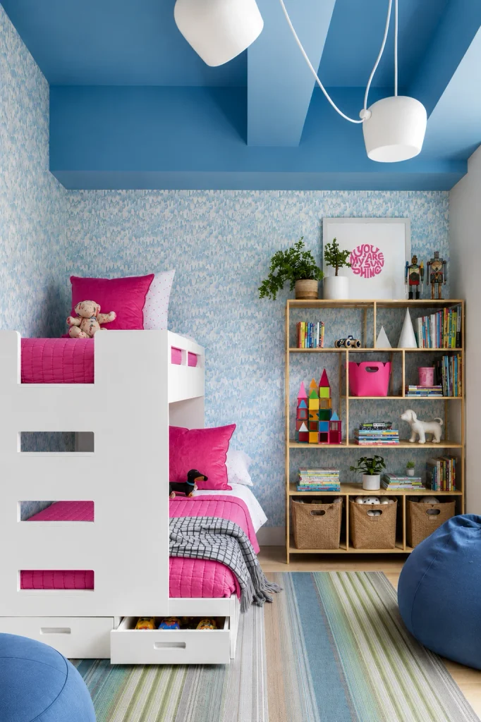 Kids Bedroom Decor Ideas That Are Fun, Stylish & Practical Kids Bedroom With Storage Ideas