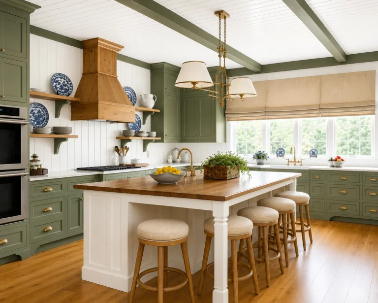 Kitchen Cabinet and Wall Color Combinations
