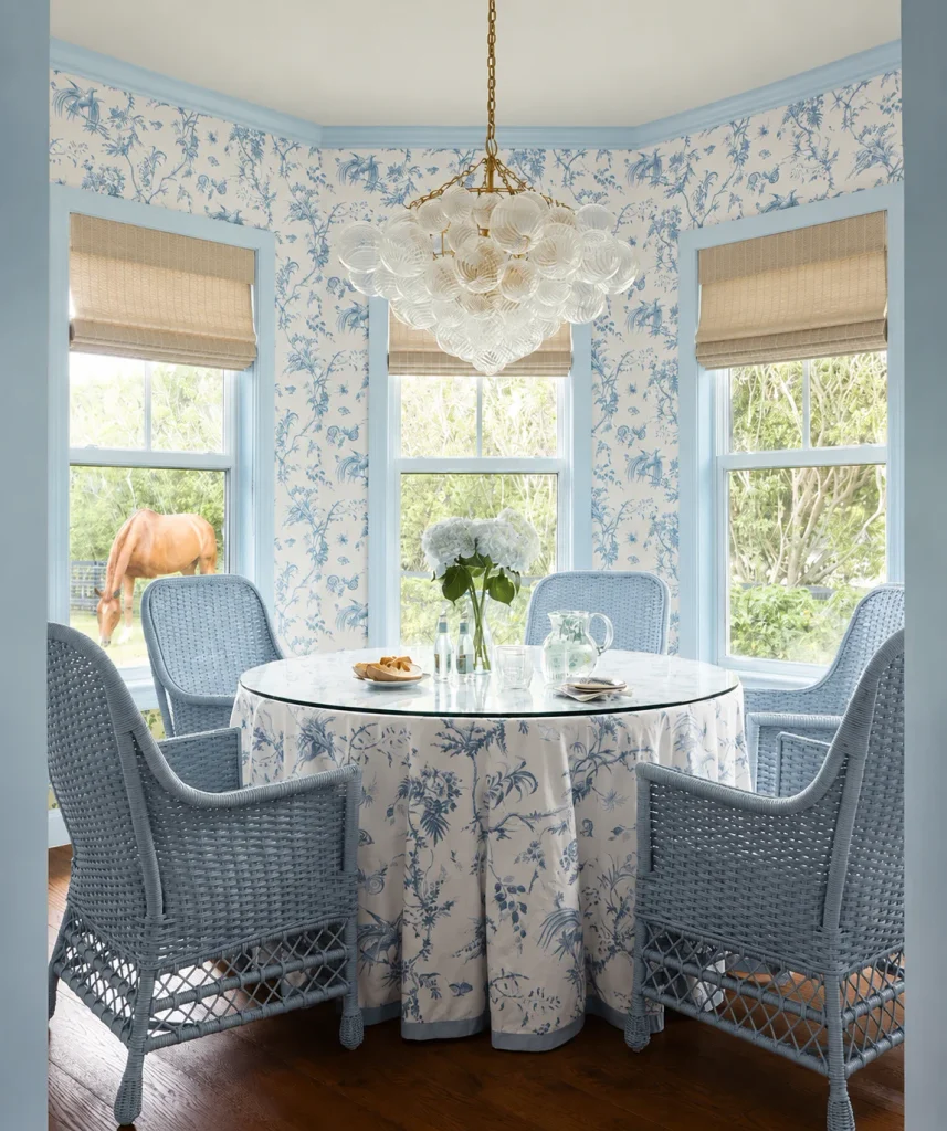 Dining Room Decor Ideas for a Space People Actually Want to Sit In Light blue dining room decor