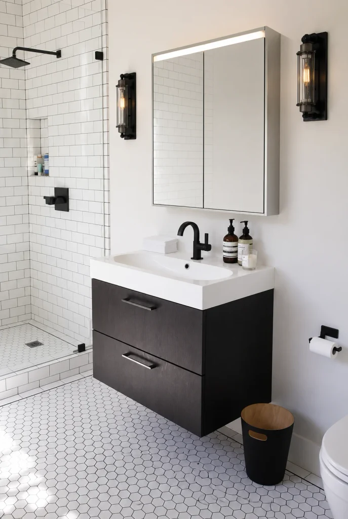 Medicine cabinet mirrors