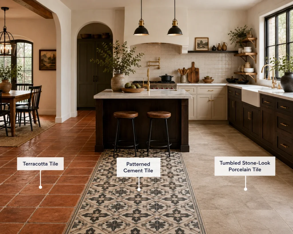 Mediterranean Kitchen Flooring Guide