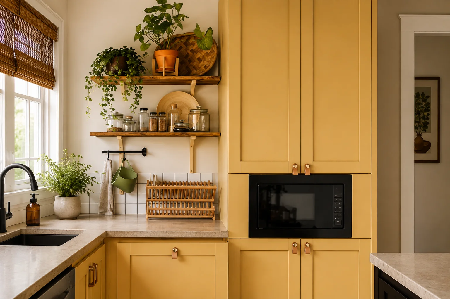 7 Outdated Kitchen Cabinet Colors That Are Quietly Aging Your Kitchen Updated Yellow Cabinets