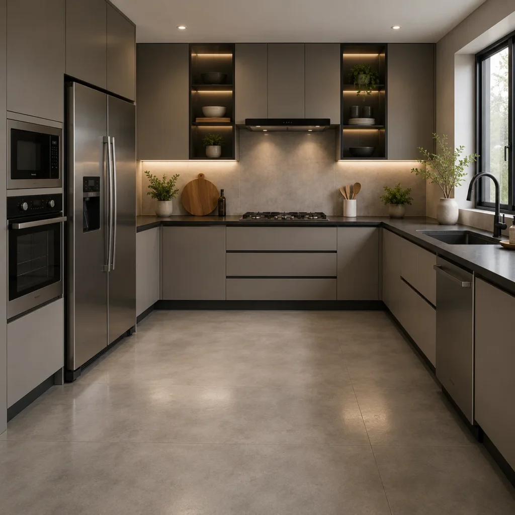 Poured or Polished Concrete-Look Surfaces
