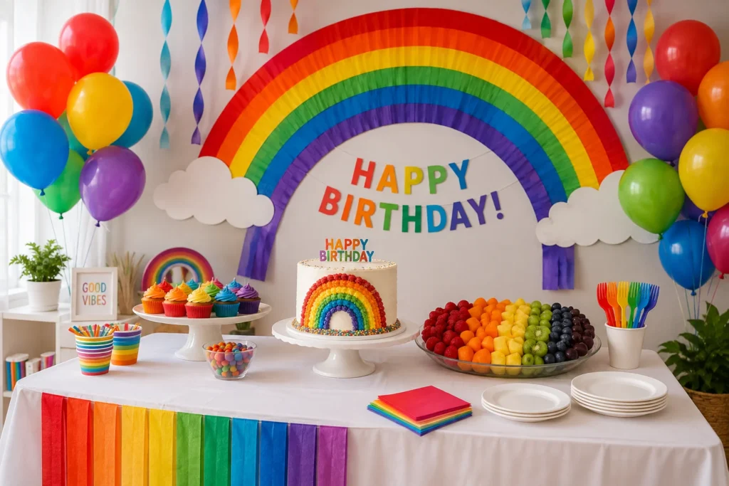 Rainbow Birthday Theme Ideas