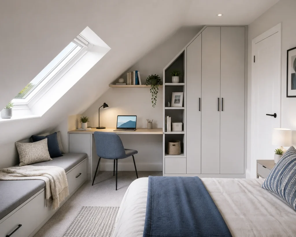 Sloping Ceiling Corners Decor Ideas