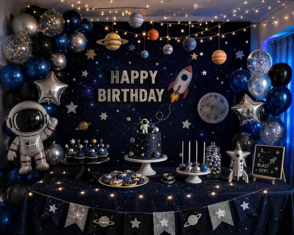 Space and Astronaut Birthday Theme Ideas